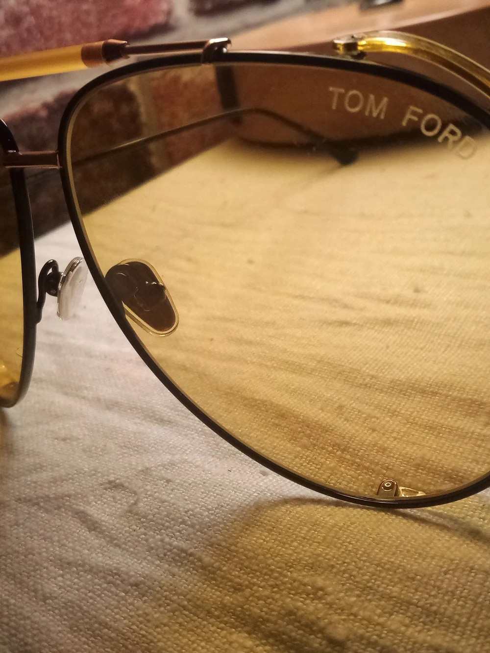 Tom Ford Jack Metal Aviator Sunglasses with Side Shields - Jack-02 TF 900 01E